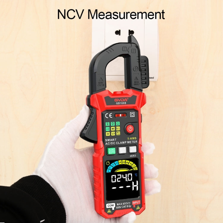 GVDA GD166A Digital Clamp Type Multifunction Intelligent Anti-burn Multimeter - Digital Multimeter by GVDA | Online Shopping UK | buy2fix