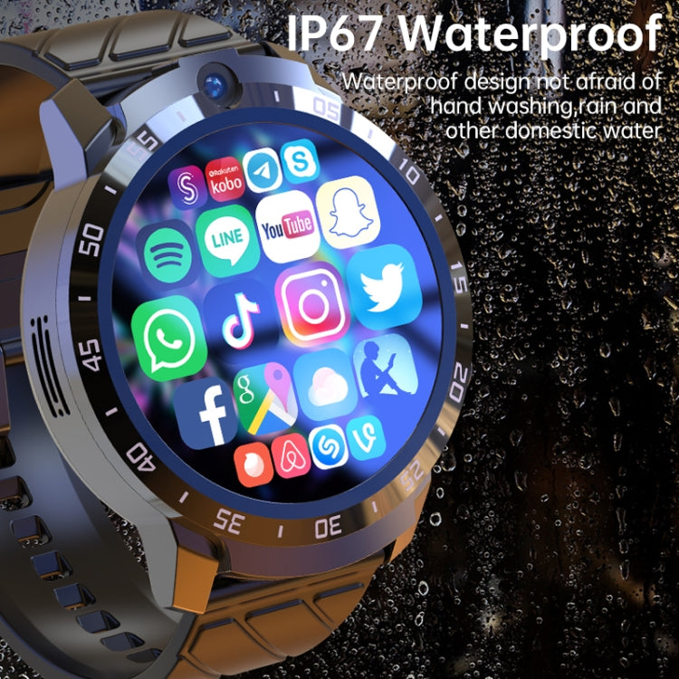 MT27 4G+64G 1.6 inch IP67 Waterproof 4G Android 8.1 Smart Watch Support Heart Rate / GPS, Type:Steel Band - Android Watch by buy2fix | Online Shopping UK | buy2fix