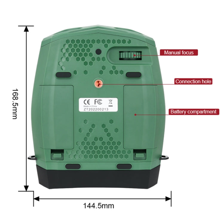 GVDA GD903 3 inch TFT Screen Binoculars 4K Infrared Night Vision Binoculars(Green) - Binoculars by GVDA | Online Shopping UK | buy2fix