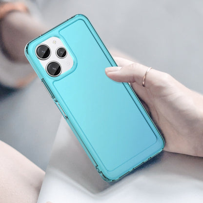 For Xiaomi Redmi 12 Candy Series TPU Phone Case(Transparent Blue) - Xiaomi Cases by buy2fix | Online Shopping UK | buy2fix