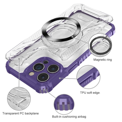 For iPhone 11 CD Texture Magsafe Phone Case(Dark Purple) - iPhone 11 Cases by buy2fix | Online Shopping UK | buy2fix