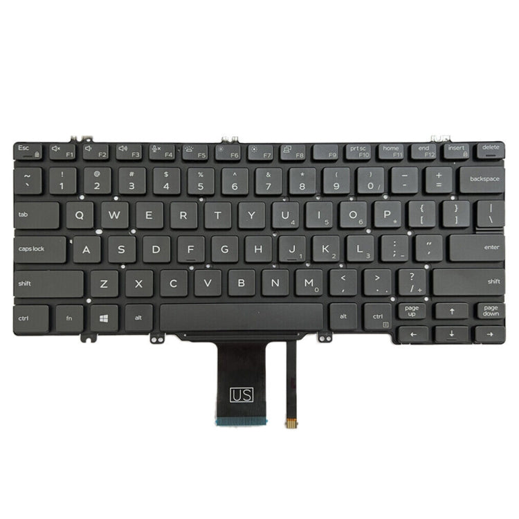 For Dell Latitude 7300 5300 5200 US Version Backlight Laptop Keyboard(Black) - Dell Spare Parts by buy2fix | Online Shopping UK | buy2fix