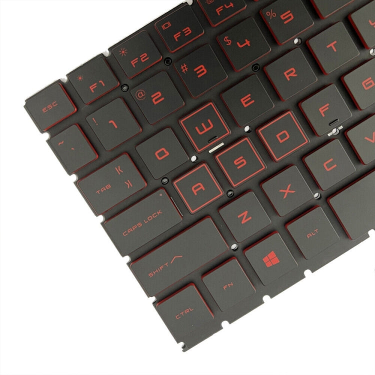 For HP 15-DC / 15-DH Red US Version Laptop Backlight Keyboard - HP Spare Parts by buy2fix | Online Shopping UK | buy2fix