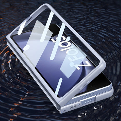 For Samsung Galaxy Z Fold5 GKK Integrated Ultra-thin Sliding Camshield Flip Phone Case(Green) - Galaxy Z Fold5 Cases by GKK | Online Shopping UK | buy2fix