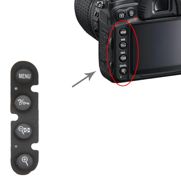 For Nikon D300 Menu Button Cap - Others by buy2fix | Online Shopping UK | buy2fix