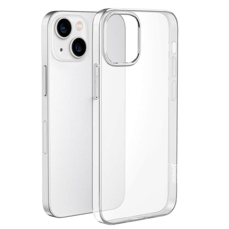 For iPhone 15 Plus hoco Light Series Soft TPU Phone Case(Transparent) - iPhone 15 Plus Cases by hoco | Online Shopping UK | buy2fix