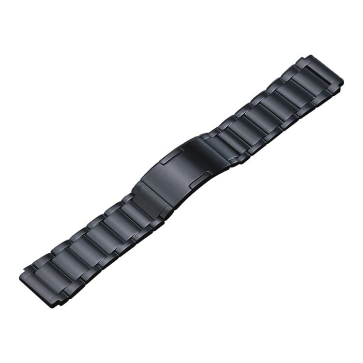 For Huawei Watch 4 Pro/GT3/GT2 Porsche Ver 22mm Three Strains HW Buckle Titanium Steel Watch Band(Black) - Watch Bands by buy2fix | Online Shopping UK | buy2fix