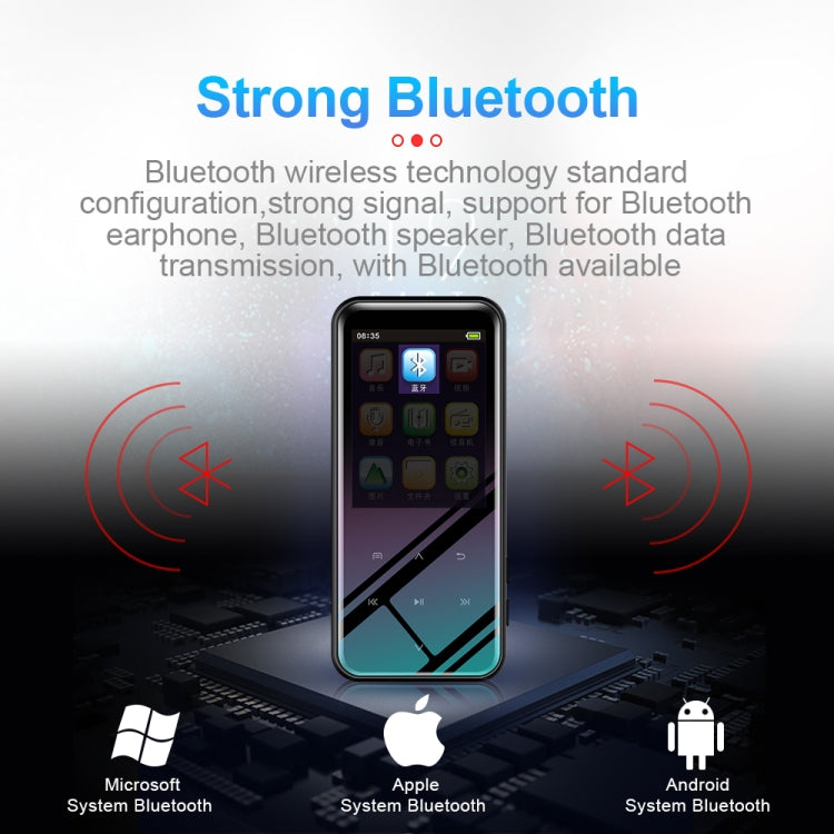 16GB M15 Multi-function Smart Voice Recorder MP3 Hifi Sound Music Player Walkman, Bluetooth Version - Other Style by buy2fix | Online Shopping UK | buy2fix