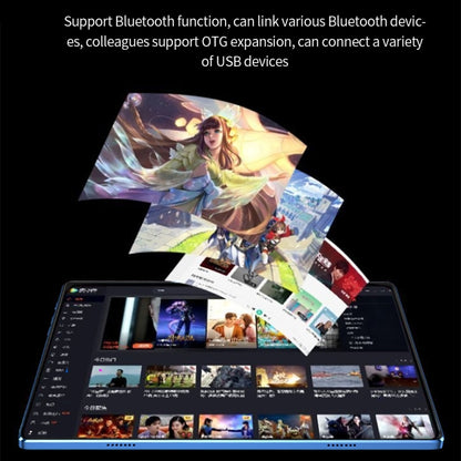 BDF P30 4G LTE Tablet PC 10.1 inch, 8GB+128GB, Android 11 MTK6755 Octa Core, Support Dual SIM, EU Plug(Blue) - BDF by BDF | Online Shopping UK | buy2fix