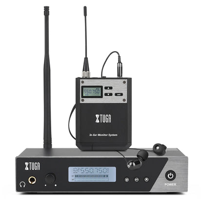 XTUGA  IEM1100 Professional Wireless In Ear Monitor System 1 BodyPacks(US Plug) - Microphone by XTUGA | Online Shopping UK | buy2fix