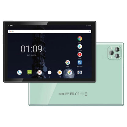 BDF P50 4G LTE Tablet PC 10.1 inch, 8GB+128GB, Android 11 MTK6755 Octa Core, Support Dual SIM, EU Plug(Green) - BDF by BDF | Online Shopping UK | buy2fix