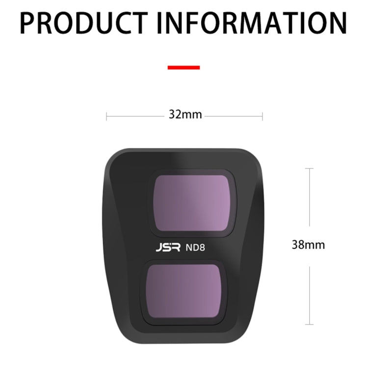 For DJI Air 3 JSR KB Series Drone Lens Filter, Filter:ND1000 - Mavic Lens Filter by JSR | Online Shopping UK | buy2fix