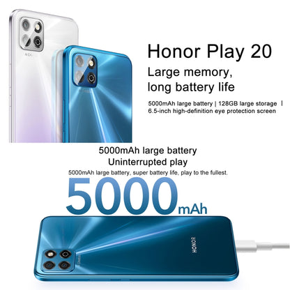 Honor Play 20a, 6GB+128GB, 6.517 inch Magic UI 6.1 MediaTek Helio G85 Octa Core up to 2.0GHz, Network:4G, Not Support Google Play(Magic Night Black) - Honor by Huawei | Online Shopping UK | buy2fix