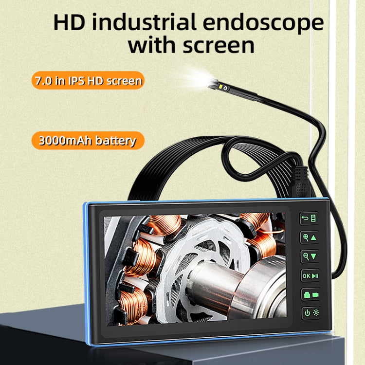 T23 7.9mm Three Lenses 7 inch Screen Industrial Endoscope, Spec:3.5m Tube -  by buy2fix | Online Shopping UK | buy2fix