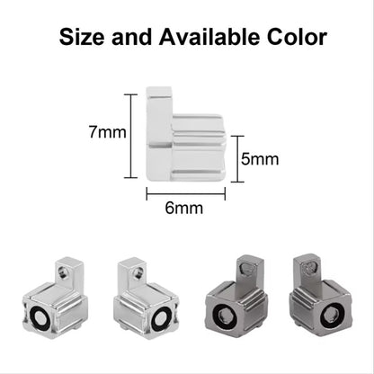 For Switch JoyCon Handle Metal Lock Replacement Parts, Spec:5 in 1 Lock Set Grey - Switch Spare Parts by buy2fix | Online Shopping UK | buy2fix