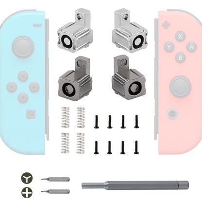 For Switch JoyCon Handle Metal Lock Replacement Parts, Spec:5 in 1 Lock Set Grey - Switch Spare Parts by buy2fix | Online Shopping UK | buy2fix