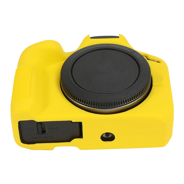 For Canon EOS R50 Soft Silicone Protective Case(Yellow) - Protective Case by buy2fix | Online Shopping UK | buy2fix