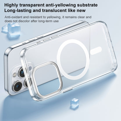 For iPhone 15 Plus MOMAX Magsafe Metal Clear Phone Case(Transparent) - iPhone 15 Plus Cases by MOMAX | Online Shopping UK | buy2fix