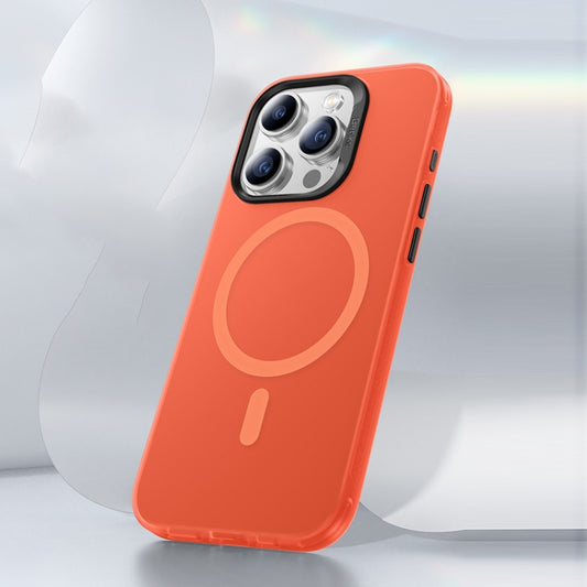 For iPhone 15 Pro Max Benks Light Sand Series MagSafe Magnetic Shockproof Phone Case(Orange) - iPhone 15 Pro Max Cases by Benks | Online Shopping UK | buy2fix