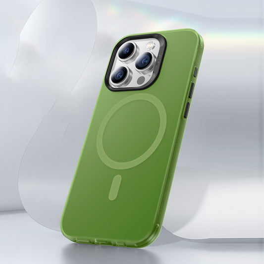 For iPhone 15 Pro Benks Light Sand Series MagSafe Magnetic Shockproof Phone Case(Green) - iPhone 15 Pro Cases by Benks | Online Shopping UK | buy2fix