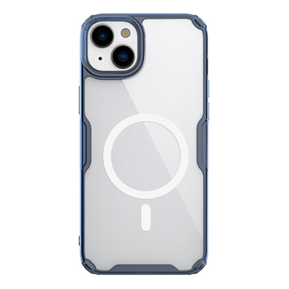 For iPhone 15 Plus NILLKIN Ultra Clear Magsafe PC + TPU Phone Case(Blue) - iPhone 15 Plus Cases by NILLKIN | Online Shopping UK | buy2fix