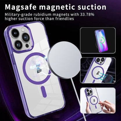 For iPhone 13 Ice Color Magnetic Series PC + Acrylic Magsafe Phone Case(Black) - iPhone 13 Cases by buy2fix | Online Shopping UK | buy2fix