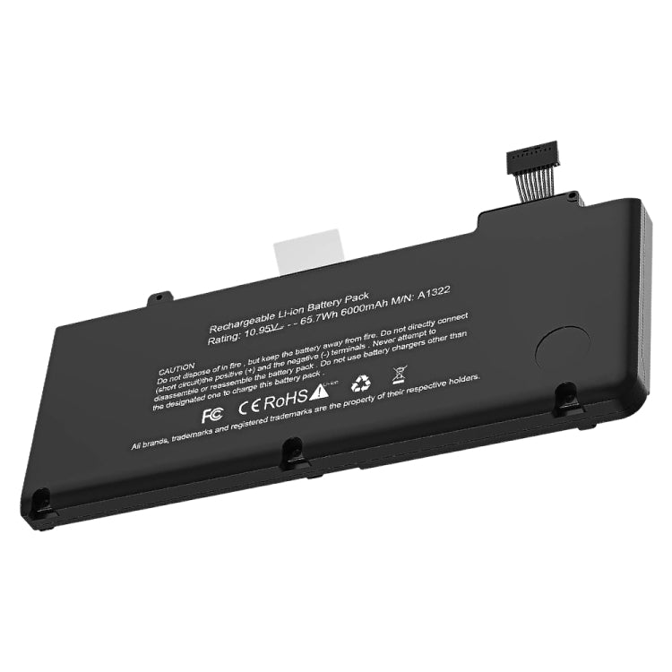 A1322 6000mAh Battery Replacement For MacBook Pro 13 inch A1278 2009-2012 - For Mac by buy2fix | Online Shopping UK | buy2fix