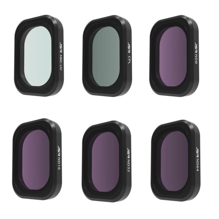 For DJI OSMO Pocket 3 JSR CB Series Camera Lens Filter, Filter:6 in 1 UV CPL ND8-64 - Lens Accessories by JSR | Online Shopping UK | buy2fix