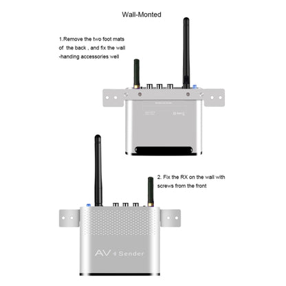 Measy AV230-2 2.4GHz Set-top Box Wireless Audio / Video Transmitter + 2 Receiver, Transmission Distance: 300m, EU Plug, with IR Extension Function - Set Top Box & Accessories by Measy | Online Shopping UK | buy2fix