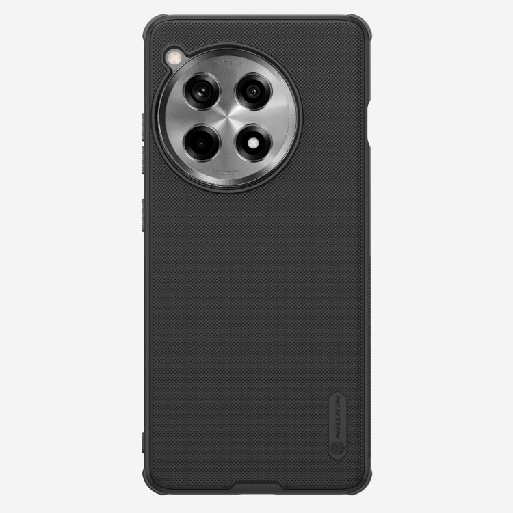 For OnePlus Ace 3 / 12R NILLKIN Frosted Shield Pro Magnetic Phone Case(Black) - OnePlus Cases by NILLKIN | Online Shopping UK | buy2fix