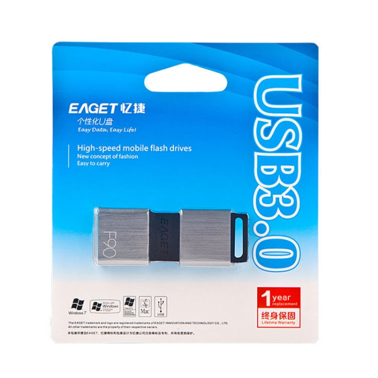 EAGET F90 256G USB 3.0 Interface Metal Flash U Disk - Computer & Networking by EAGET | Online Shopping UK | buy2fix