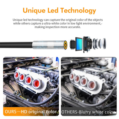 inskam107 3.9mm 3 In 1 HD Waterproof Industry Digital Endoscope Inspection Camera, Length:1m Hard Cable - Consumer Electronics by buy2fix | Online Shopping UK | buy2fix
