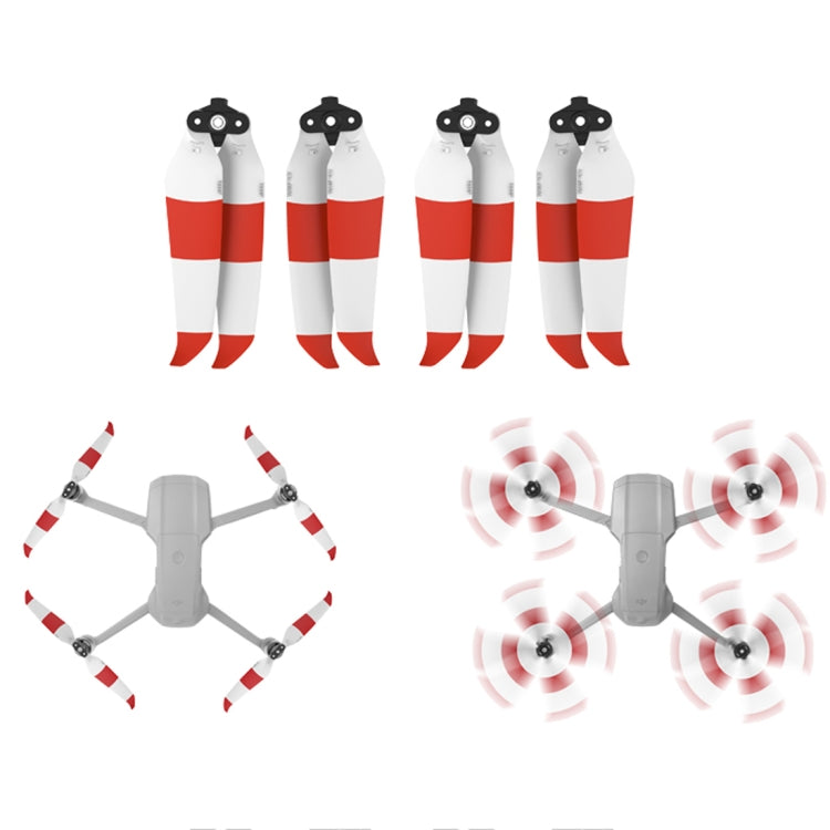 2 Pairs Sunnylife 7238F-2C For DJI Mavic Air 2 Double-sided Two-color Low Noise Quick-release Propellers(Red White) - DJI & GoPro Accessories by Sunnylife | Online Shopping UK | buy2fix