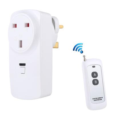 AK-DL220 220V Smart Wireless Remote Control Socket with Remote Control, Plug Type:UK Plug - Consumer Electronics by buy2fix | Online Shopping UK | buy2fix