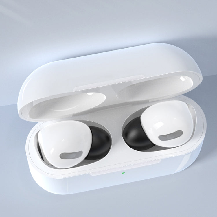 12 PCS Wireless Earphone Replaceable Silicone + Memory Foam Ear Cap Earplugs for AirPods Pro, with Storage Box(White + Black) - Apple Accessories by buy2fix | Online Shopping UK | buy2fix