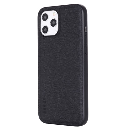 For iPhone 12 Pro Max GEBEI Full-coverage Shockproof Leather Protective Case(Black) - iPhone 12 Pro Max Cases by GEBEI | Online Shopping UK | buy2fix