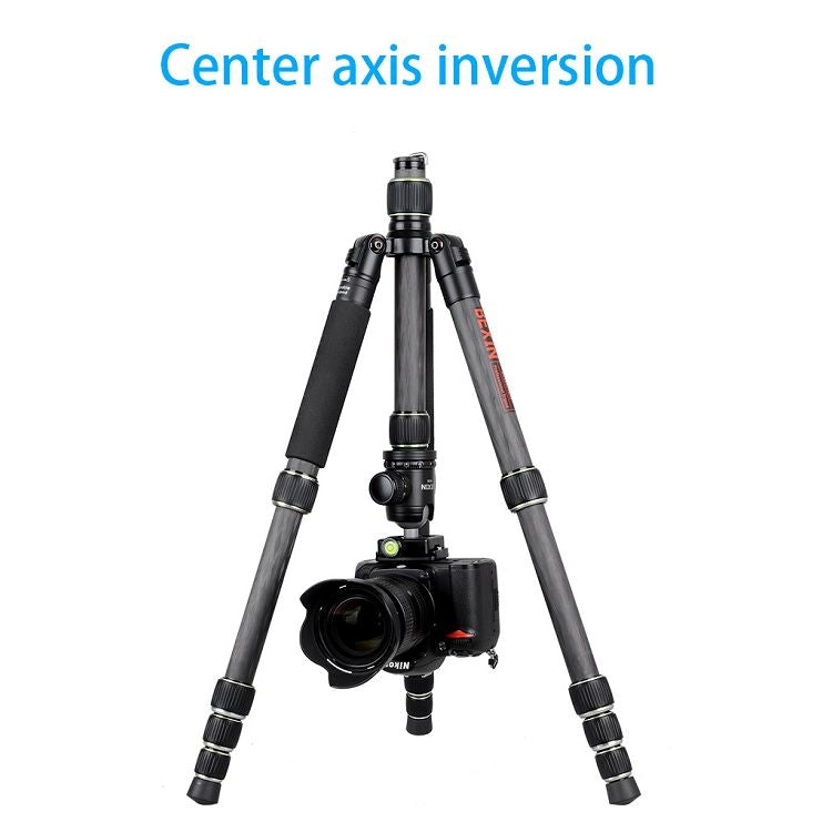 BEXIN BX255C K30 Portable Carbon Fiber Tripod for Camera Dslr - Camera Accessories by BEXIN | Online Shopping UK | buy2fix