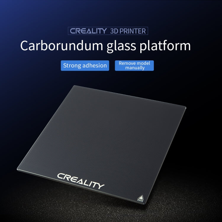 Creality Carborundum Glass Plate Platform Heated Bed Build Surface for Ender-3 3D Printer Part - Consumer Electronics by Creality | Online Shopping UK | buy2fix