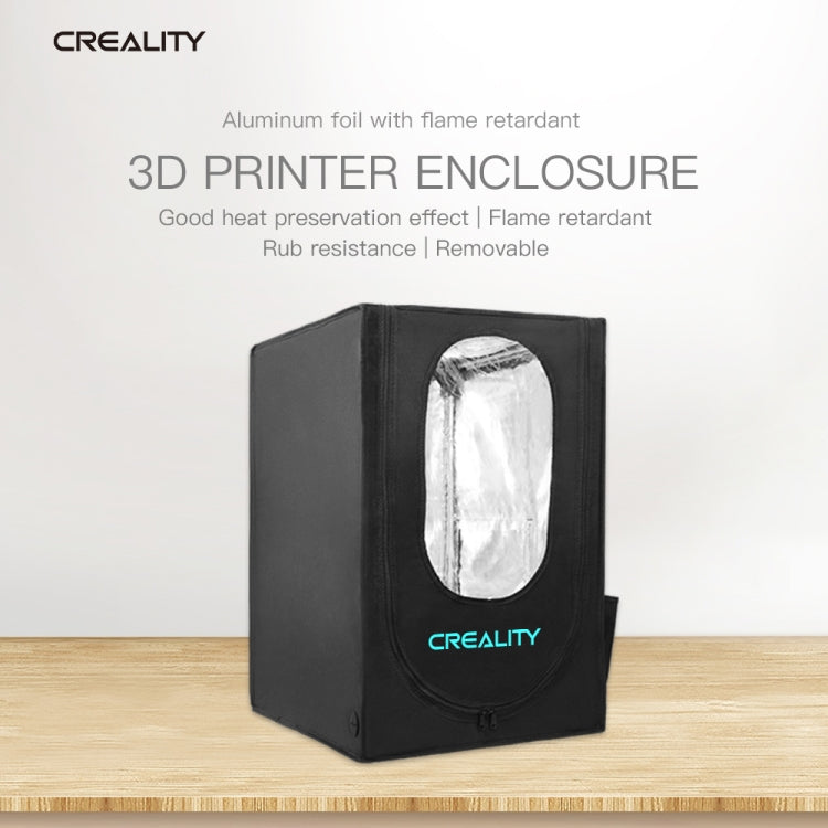 Creality 3D Printer Flame Retardant Aluminum Foil Cloth Protective Cover for Ender-3, Small Size: 72x60x48cm - Consumer Electronics by Creality | Online Shopping UK | buy2fix