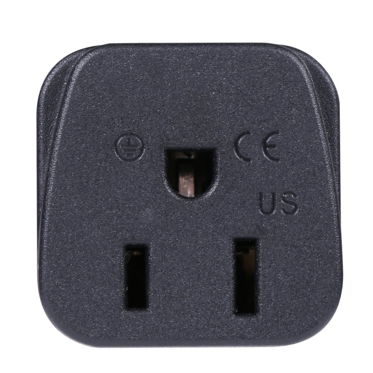 Portable Three-hole US to EU Plug Socket Power Adapter - Consumer Electronics by buy2fix | Online Shopping UK | buy2fix