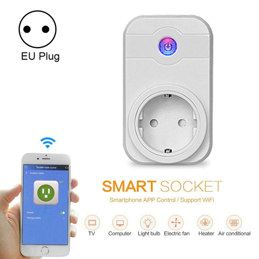 SWA1 10A Home Automation Wireless Smart WiFi Socket, Support Smartphone Remote Control & Timing Switch & Alexa & Google Home - Consumer Electronics by buy2fix | Online Shopping UK | buy2fix