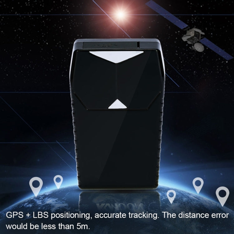 GSM GPRS GPS Positioning Tracker Real Time Positioning SMS APP Tracking Sound Alarm Monitoring for iOS Android(Black) - Car Tracker by buy2fix | Online Shopping UK | buy2fix