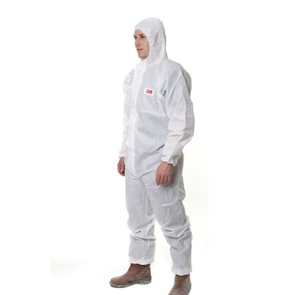 3M 4515 One-piece White Anti-static Anti-chemical Dustproof Sandblasting Suit with Cap, Size: M - Home & Garden by buy2fix | Online Shopping UK | buy2fix