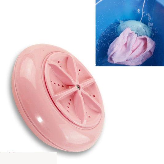 Macaroon Portable Mini Turbine Washing Machine Ultrasonic Washer(Pink) - Home & Garden by buy2fix | Online Shopping UK | buy2fix