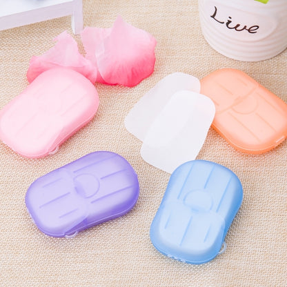 5 PCS Disposable Portable Travel Boxed Confetti Soap Mini Soap Paper, Random Color Delivery - Home & Garden by buy2fix | Online Shopping UK | buy2fix