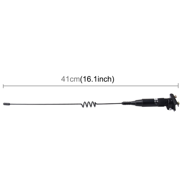 Universal Car Decoration Extensile Aerial Clip Side Car Modified To Remove Static Electricity Aerial, Length: 41cm(Black) - Aerials by buy2fix | Online Shopping UK | buy2fix