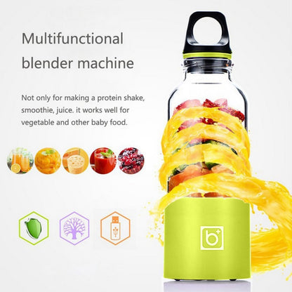 Bingo 500ml Mini Portable USB Rechargeable Electric Juicer Cup  Juicer Blender, 22000 Revolutions Per Minute(Green) - Home & Garden by buy2fix | Online Shopping UK | buy2fix