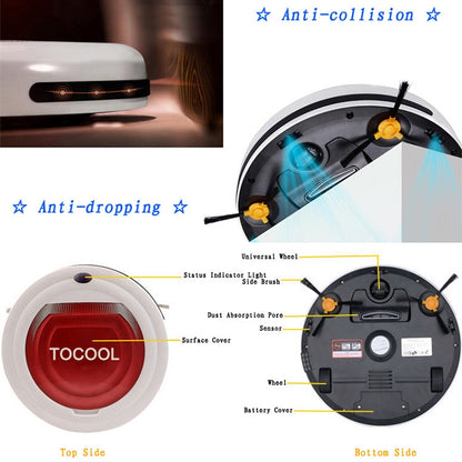 TOCOOL TC-350 Smart Vacuum Cleaner Household Sweeping Cleaning Robot with Remote Control(Orange) - Consumer Electronics by TOCOOL | Online Shopping UK | buy2fix