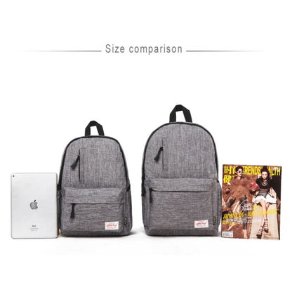 Universal Multi-Function Canvas Laptop Computer Shoulders Bag Leisurely Backpack Students Bag, Big Size: 42x29x13cm, For 15.6 inch and Below Macbook, Samsung, Lenovo, Sony, DELL Alienware, CHUWI, ASUS, HP(Black) - Backpack by buy2fix | Online Shopping UK | buy2fix