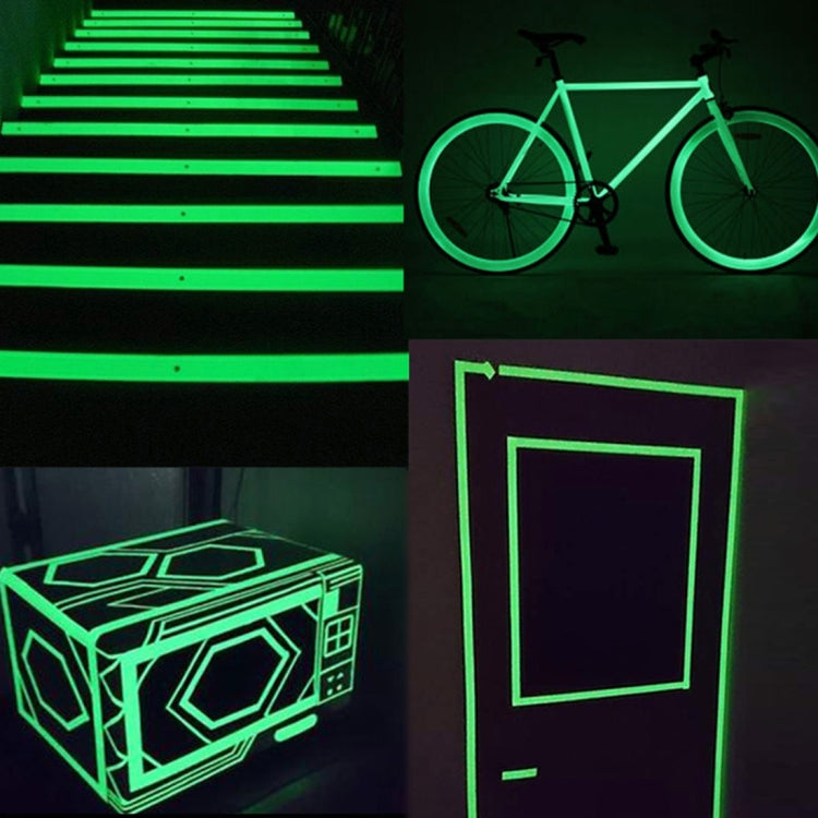 Luminous Tape Glow In Dark Wall Sticker Luminous Photoluminescent Tape Stage Home Decoration, Size: 1cm x 3m(Green Light) - Home & Garden by buy2fix | Online Shopping UK | buy2fix